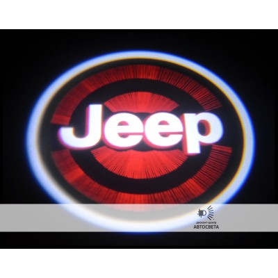 Проекция на двери с эмблемой Jeep